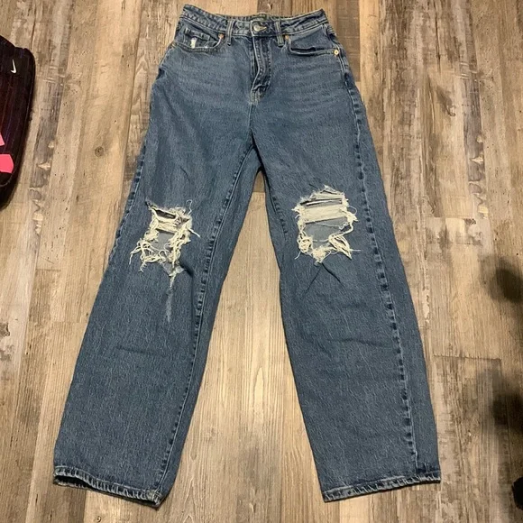5/$25 Wild fable highest rise baggy Jean - Picture 1 of 3